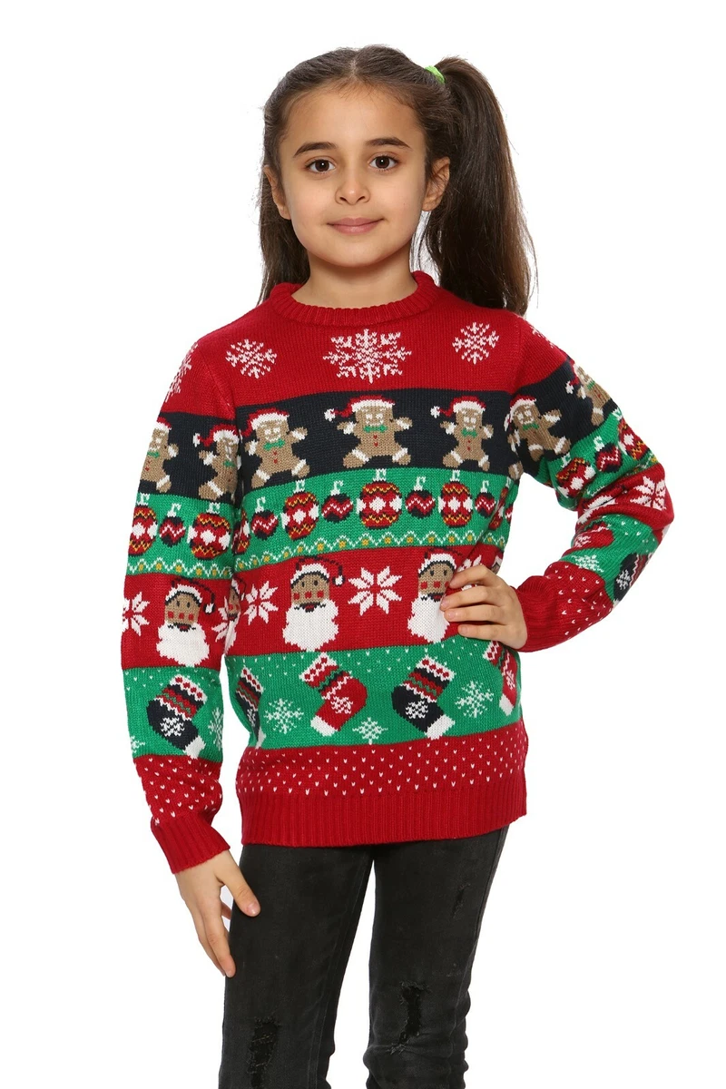 Kids elf deals jumper