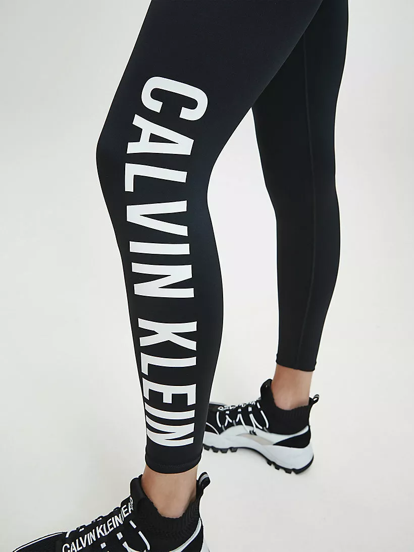 New Women's Calvin Klein High Waist Logo Leggings Sport Casual