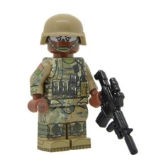 Modern U.S. Army Soldier Female Minifigure - United Bricks
