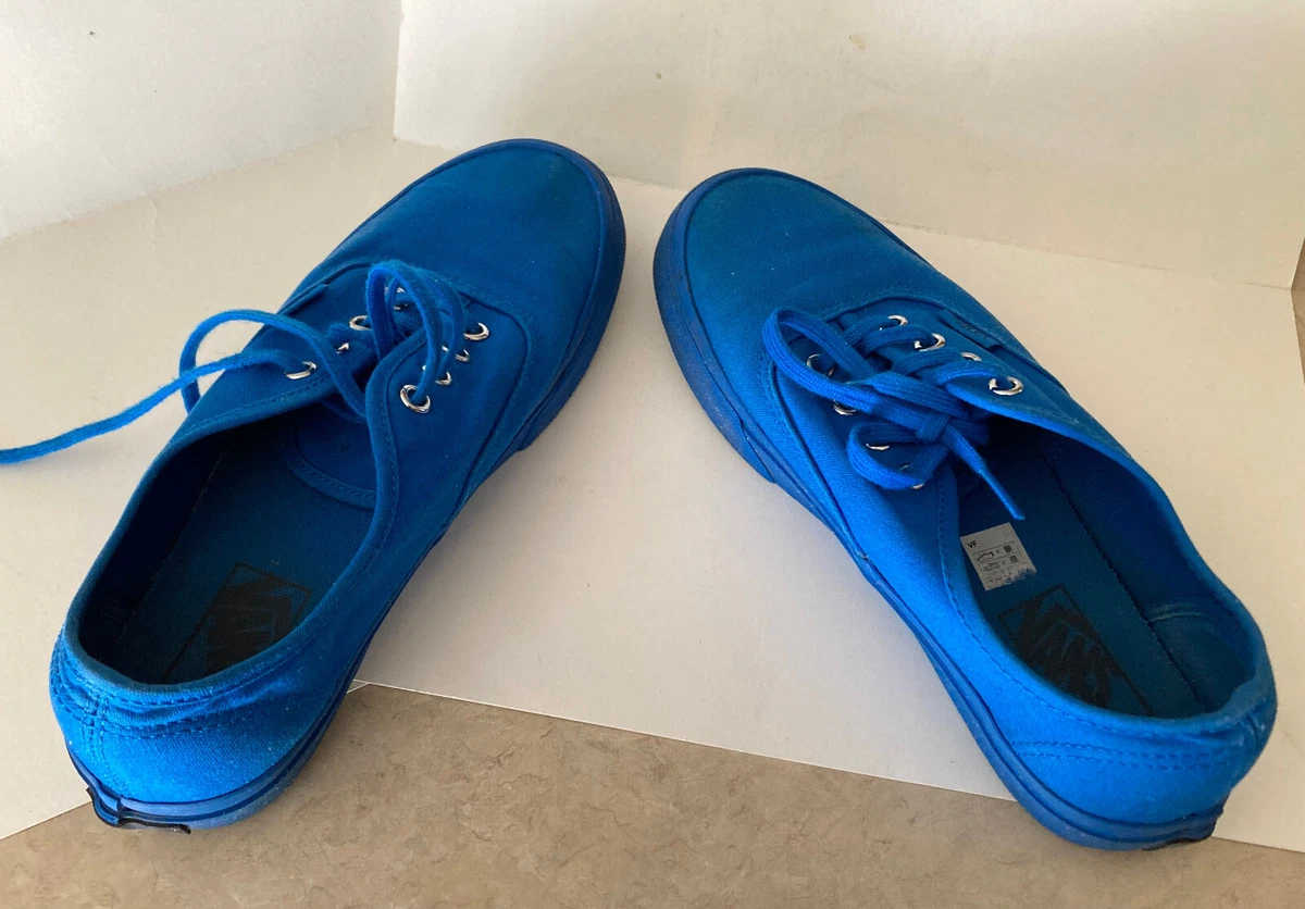 Vans Womens Shoes Size 6 Off The Wall Classic All Blue Skate