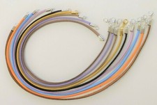 Suede Leather Necklace- Surfer Choker Necklace 3mm w/ Silver Lobster Clasp- USA