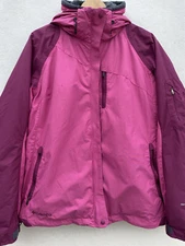 Columbia Women's Bugaboo II Fleece Interchange Jacket purple 3 in 1 Large 