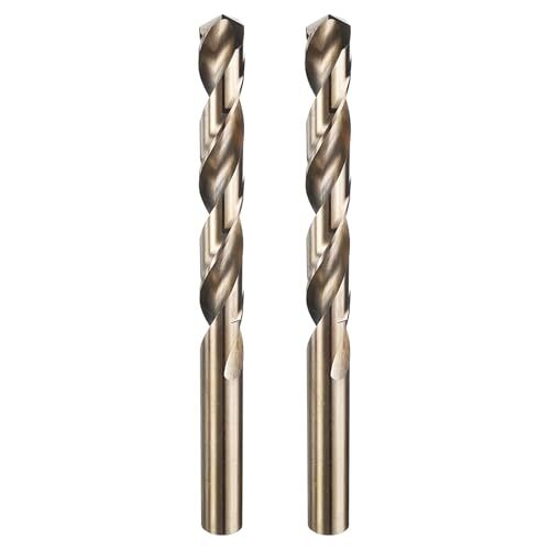 QUARKZMAN 2pz Punte Cobalto M35 12mm per Acciaio Inox e Metalli Duri