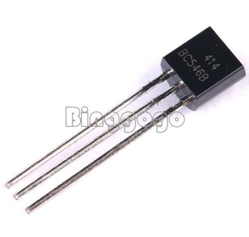 50PCS BC546 TO-92 NPN 65V 0.1A Transistor BC546 - Afbeelding 1 van 4