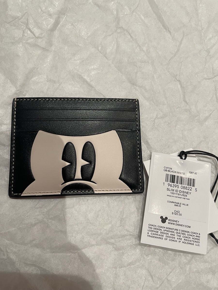【DISNEY X COACH】スリム ID カード ケース 公式】コーチアウトレット | ミニ スキニー ID ケース