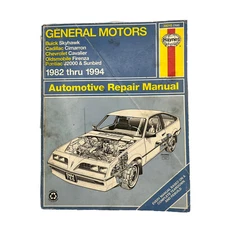 Haynes GENERAL MOTORS 1982 - 1994 Auto Repair Manual #38015 (766)