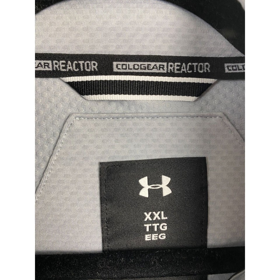 Under Armour Mens ColdGear Reactor Hybrid Gray Jacket Size XXL Golf