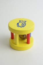 Walter Holzspielzeug, Baby Rassel TOP ZUSTAND um 1960