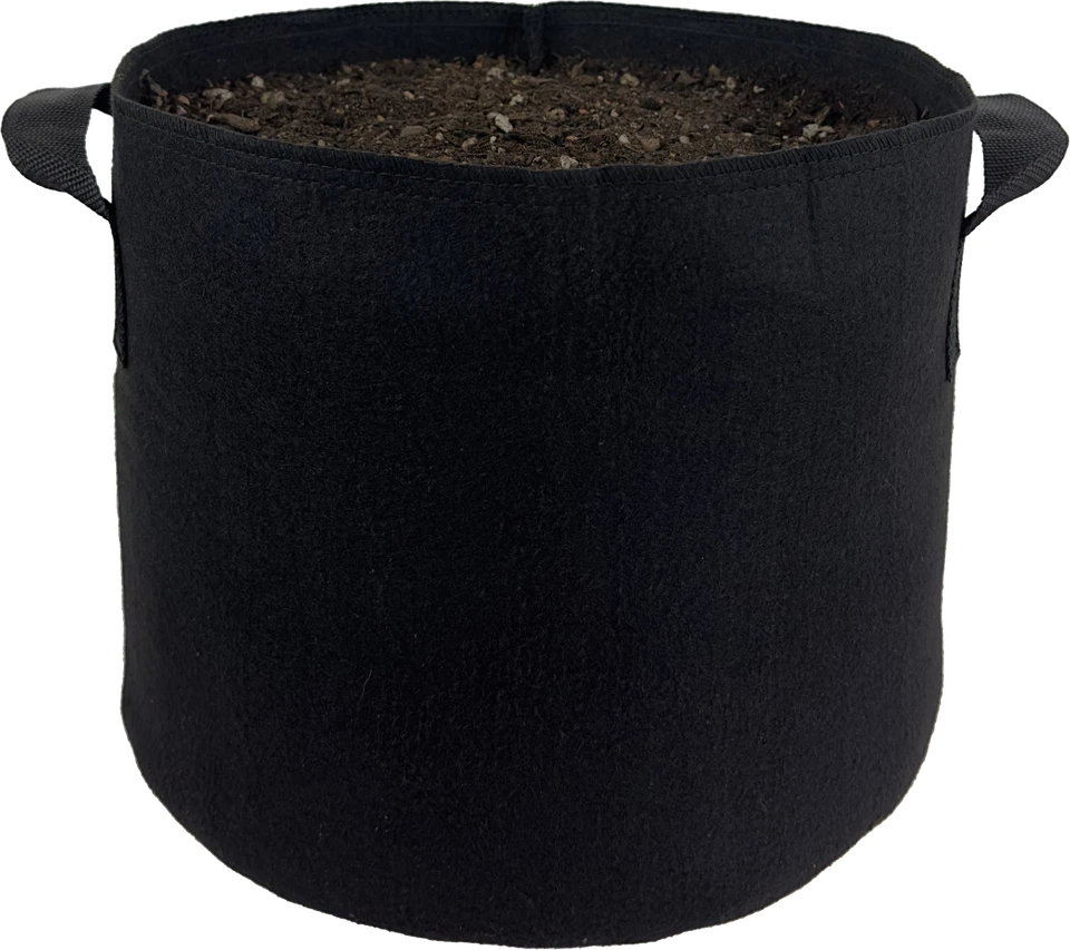 5 упаковок сверхпрочных утолщенных нетканых мешков для выращивания от 5 до 200 галлонов - Изображение 3 из 4