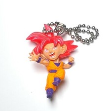 Goku Supersaiyan Dios Dragonball UDM Llavero Mini Figura Bandai Japón Envío Gratis