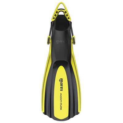 Open Box Mares Avanti Pure Open Heel Fins-Yellow-Medium / Large