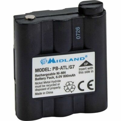 ORIGINAL MIDLAND 800MAH PB-ATL / G7 BATT5R BATTERIE FÜR G7 GXT1050 GXT1000 900