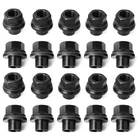 Set of 20 33mm M22x1.5 x 19mm Wheel Nuts Sleeve Nuts M22-1.5x19mm Skirt Flange