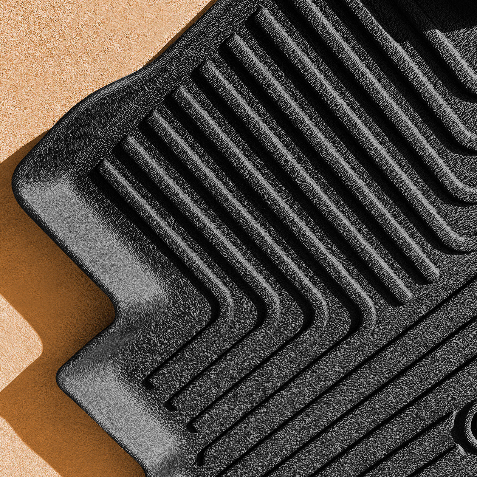 For Hyundai Palisade/Kia Telluride 20202023 3 Row Car Rubber Floor