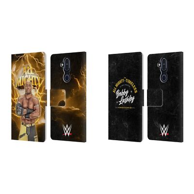 OFFICIAL WWE BOBBY LASHLEY LEATHER BOOK WALLET CASE COVER FOR NOKIA PHONES