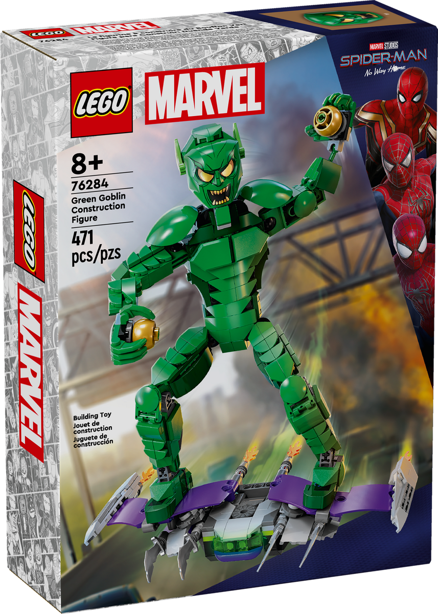 LEGO® Marvel Spider-Man Green Goblin Construction Figure 76284 | eBay