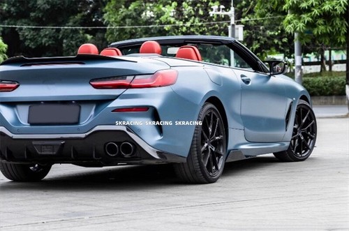 Dry Carbon Rear Bumper Diffuser Lip Fits BMW 8 Series M850i M-Sport G14 G15 G16 - Picture 14 of 21
