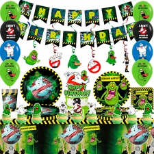Ghostbusters Birthday Party Supplies Ghost Party Decoration Cup Plates Balloons
