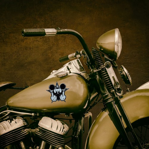 Pegatina retro vintage Old School Ace culto Rockabilly estilo Bobber Route - 21 - Imagen 6 de 7
