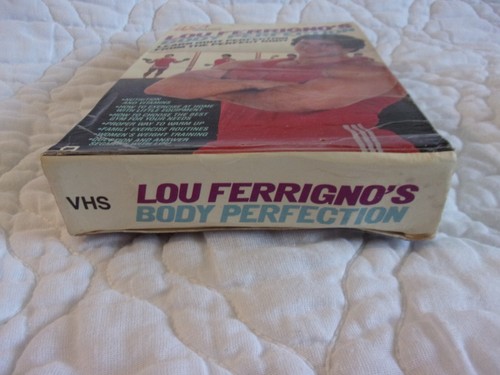 LOU FERRIGNO'S BODY PERFECTION VHS BIG BOX EXERCISE SCULPTING WEIGHT TRAINING - Picture 6 of 13