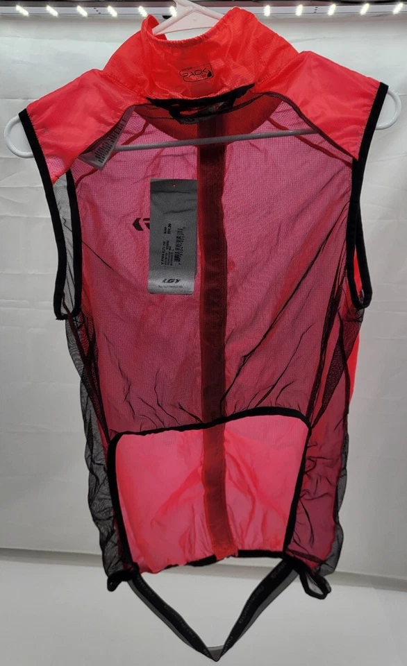 Louis Garneau Women's Speed Zone Xtra-Lite Cycling Vest Pink Size: Large Lycra - Image 4 of 4