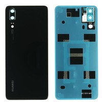 Huawei P20 Back Housing Cover Plate Camera Lens Adhesive Black