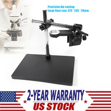 Adjustable Microscope Boom Stand Heavy Duty Large Stereo Arm Table Stand Holder