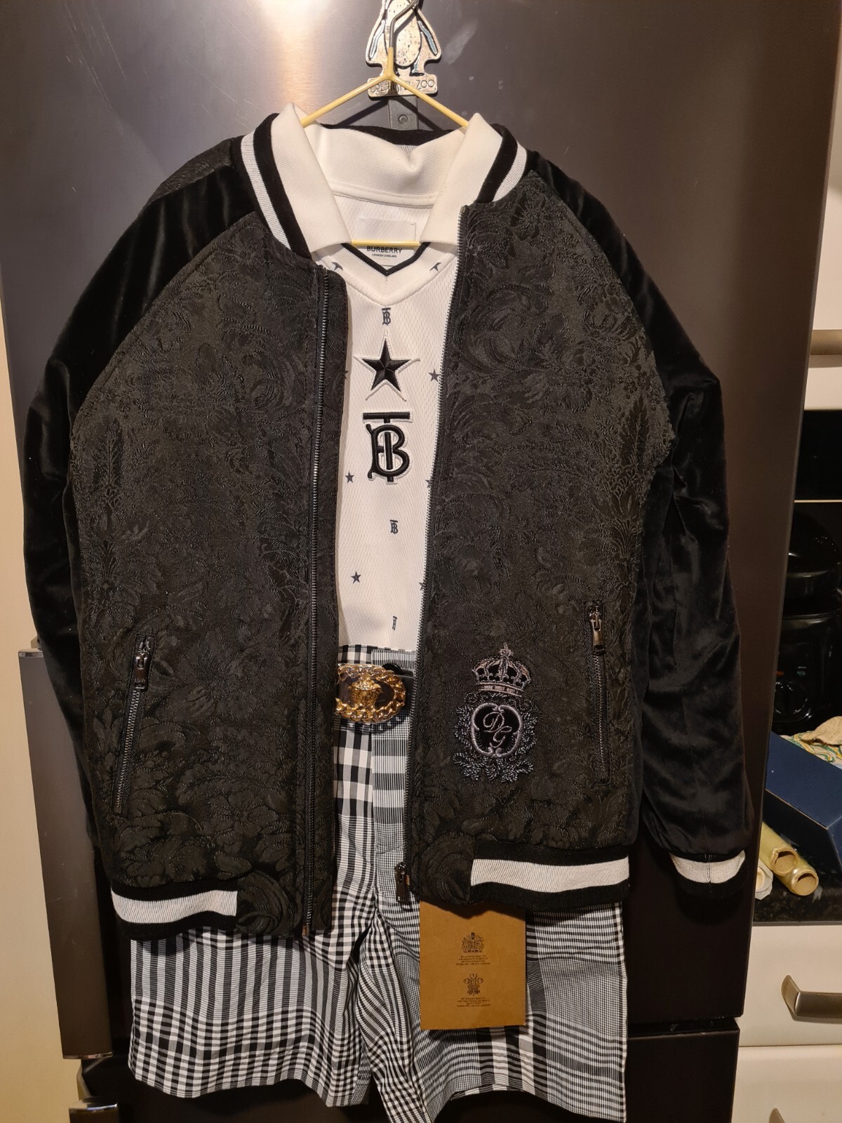 Boys designer bundle burberry versace dolce & gabbana age 7-8