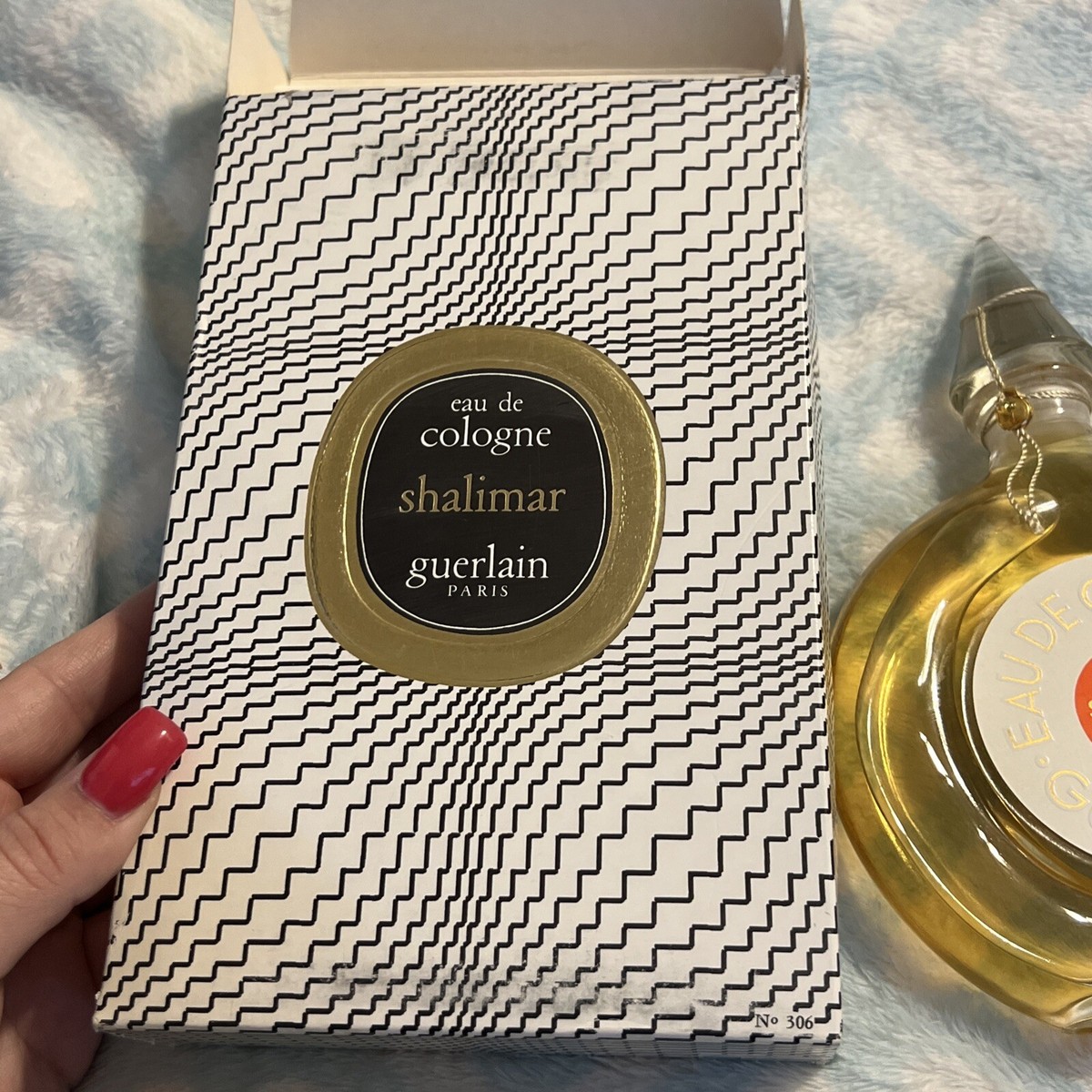 Guerlain Vintage Shalimar Perfume Eau de Cologne 6 oz RARE No. 306