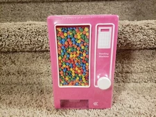 NEW Target Bullseye Playground Small Pink Candy Snack Dispenser Vending Machine