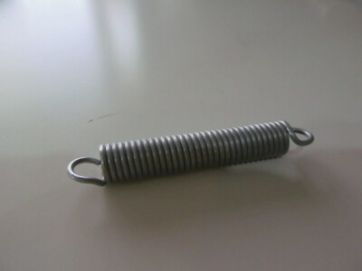 Zugfeder Edelstahl , ø 15 mm, 30 - 150 mm lang, d= 2,2  mm