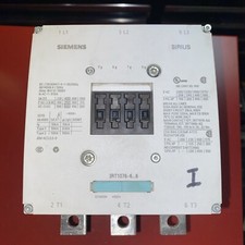 Siemens 3RT1076-6AF36 SIRIUS 3P 500A Contactor