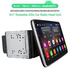 10.1" Rotatable Double 2DIN Android 13 Car Stereo Radio Touch Screen GPS NAVI BT