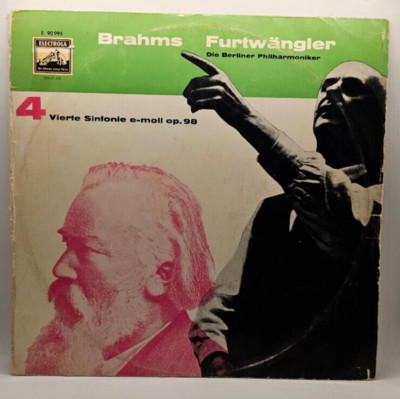 Brahms 4 Vierte Sinfonie E-moll Op. 98 Vinyl Record E 90 995
