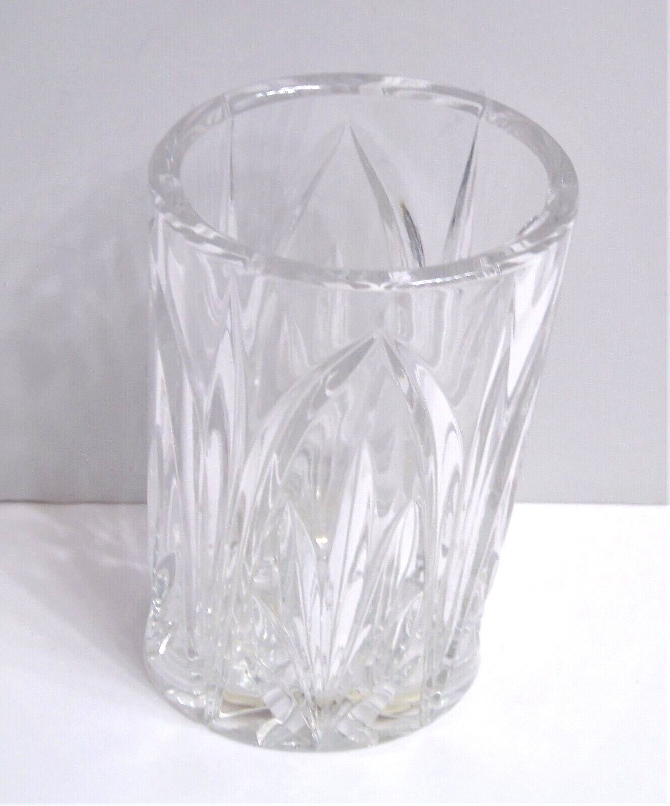 Waterford+Crystal+Oval+Vase+Castleton+6E2809D+Tall+with+Original+Box