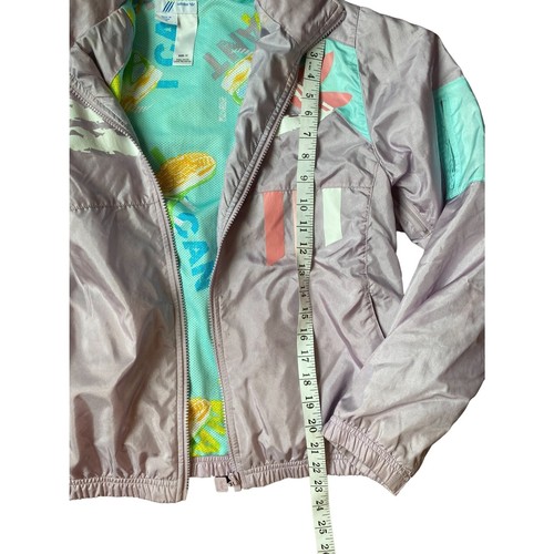 Youth Adidas Purple Retro Y2K wind breaker SIZE 14 - Picture 2 of 7