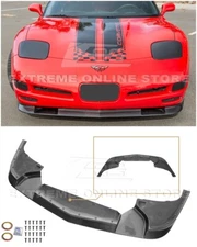 For 97-04 Corvette C5 | ZR1 Style CARBON FIBER Front Bumper Spoiler Lip Splitter
