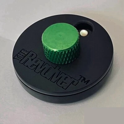 The Revolver ™ v3 Discreet Preportioned Powdered Snuff Dispenser Bottle Box GRN