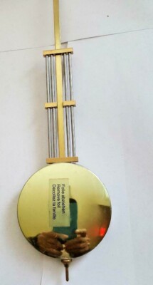 kieninger  grid pendulum for 43 cm wall  clock movement 70 mm