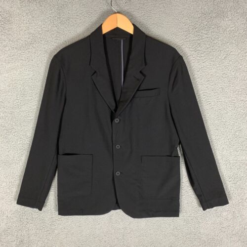 Proof 72 Hour Merino Blazer Medium Black Unstructured Lightweight Huckberry $328