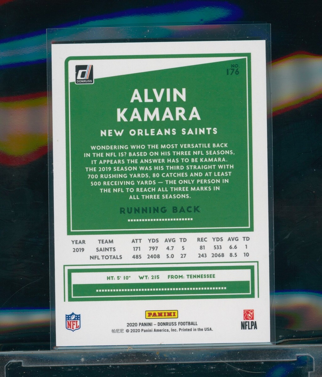 🏈 2020 Panini Donruss Press Proof Silver /100 Alvin Kamara #176