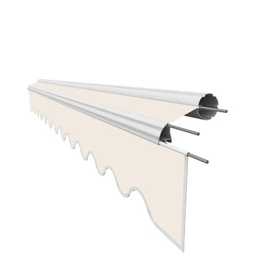 Markisenstoff Markisentuch Markise 3 bis 6m mit Volant UV-Schutz fertig genäht