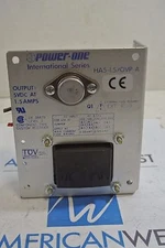  Power One Power Supply HA5-1.5/OVP-A  5 VDC @ 1.5 Amps  HA5  USED 