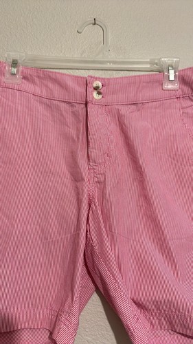Pantaloncini da pesca Columbia PFG Omni Shade Super Bonehead rossi e bianchi da donna taglia 12 - Foto 2 di 5