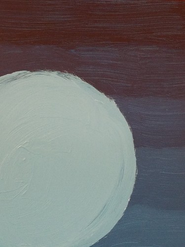 DIPINTO ACRILICO ORIGINALE 16X20 SU TELA BLU LUNA ARTE MODERNA ASTRATTO - Foto 4 di 9