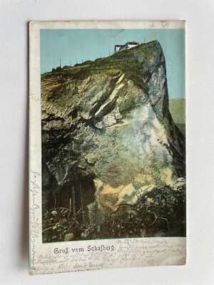 Postcard St. Wolfgang Gmunden 1906 greeting from Schafberg