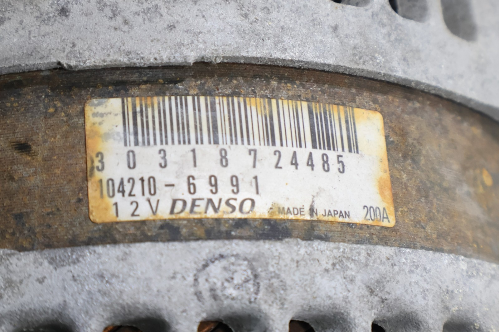 2014 - 2020 MASERATI GHIBLI 3.0L ENGINE ALTERNATOR GENERATOR OEM