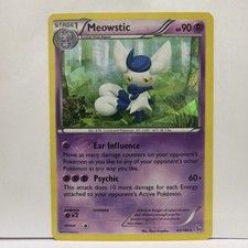 MEOWSTIC (XY FLASHFIRE) 43 HOLO RARE POKEMON