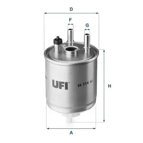 FUEL FILTER 24.114.00 FOR RENAULT LAGUNA/III/Sportour/Tourer/Grandtour TWINGO - Image 2