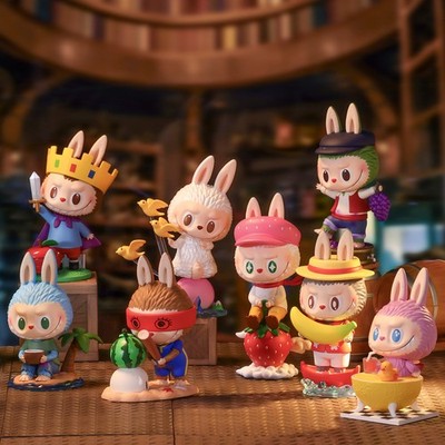 POP MART LABUBU THE MONSTERS Fruits Series 3.5-4.3 inches Authentic Hot Toy Gift